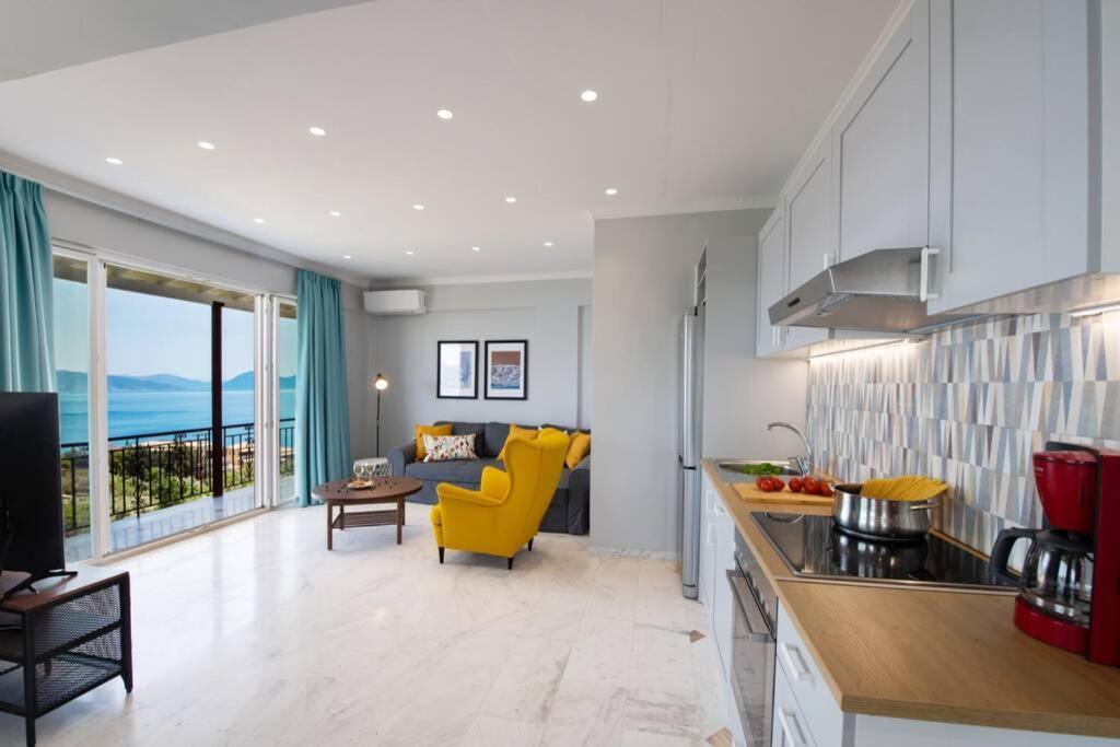 2Br House In Nikiana With Stunning Sea View Apartment Ngoại thất bức ảnh